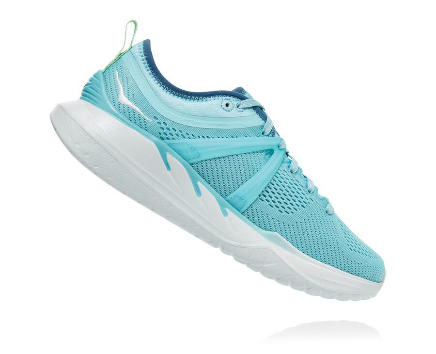 Hoka One One Running Shoes Womens Blue/White - Tivra - 61503ZVWF